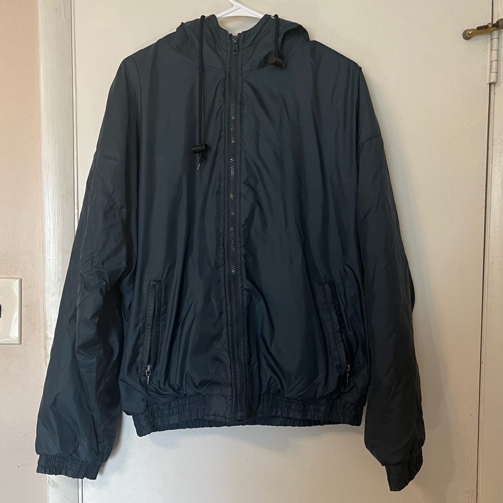 pittsburgh reversible zip up heavy weight jacket